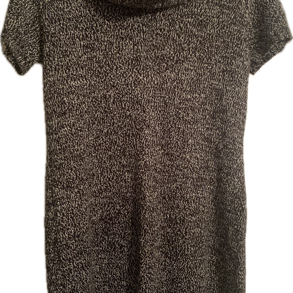 Cozy Knit Short Sleeve Sweater Dress